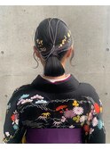 【mue】卒業式ヘアセット