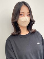 ノク 渋谷(nok)&nbsp;くびれヘア_グレージュカラーココアベージュボブウルフ