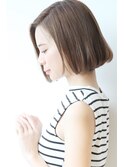 ミルクブラウン/ダークパープル/ナチュラルショート/夏/上尾