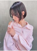 Aimee町田　前下がりボブ×アッシュグレー