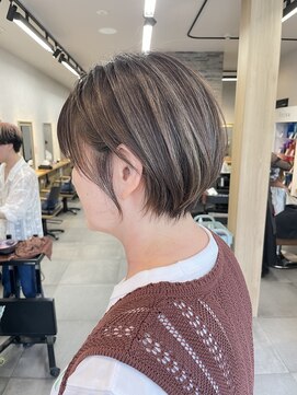 サンド 表参道(sand) ショートボブ20代30代40代イヤリングカラー大人可愛い