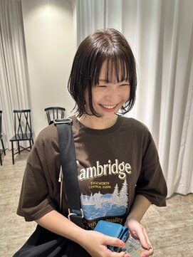 ブリーチなし！グレージュカラー