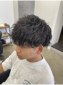 ☆メンズ波巻きツイストスパイラルパーマ×骨格矯正カット/水戸