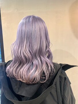 リブロ(LiBro) ブリーチ1回！ダブルカラーラベンダーカラー【天神大名赤坂】