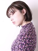 大人可愛い似合わせい美髪切りっぱなしボブ0301