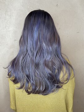 エムスタイル(M STYLE) ハイライトorブリーチonカラー（パープル）