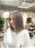 【ADORE 横浜】アッシュグレージュ×切りっぱなしボブ