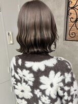 ルノン(LUNON) ミルクティー×ダークグレージュ アンブレラカラー/ブリーチ