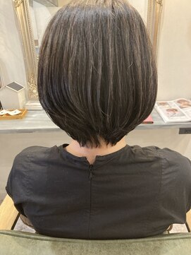 ヘアブティック ハコ(hair boutique haco) 【haco】大人丸みショートボブ