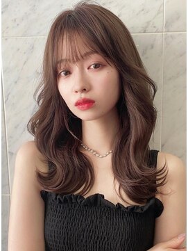 プアメリア 名古屋(Puamelia) 縮毛矯正髪質改善切りっぱなしレイヤーイヤリングカラー白髪染め