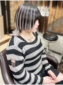 ブラック×シルバーメッシュ