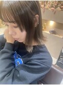 タッセルボブ/切りっぱなし/