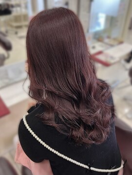 ハピネス 西大寺店(Happiness) ワインレッド チェリーレッド 韓国風巻き