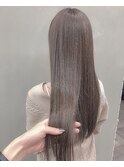 20代30代40代大人可愛いミルクティーベージュハイライト
