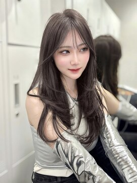 ロンドガーネット 池袋(Lond garnet) イメチェン外ハネボブ美髪ワイドバングレイヤー縮毛矯正/池袋]