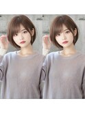 韓国風ナチュラルボブ