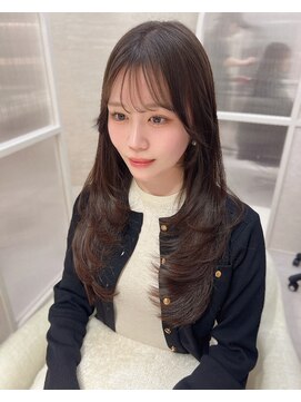 クム(kumu) 【kumu】 ロングレイヤー/顔周りカット/栄/名古屋