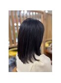セミロングスタイル