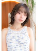 20代30代/大人可愛い/小顔ひし形/ウルフ/ナチュラルボブ