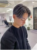 シャドールーツ/コントラスト/グレージュ/ハンサムショート