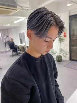 レフ(LEF) シャドールーツ/コントラスト/グレージュ/ハンサムショート