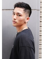 ロゼ 京橋(Rose)&nbsp;【ROSE】フェードカット＿アップバング＿メンズショート