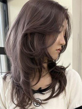 ラキング ギンザ トウキョウ(LAKING GINZA) くびれヘア/アプリコットオレンジ/夏/ハイライトカラー[銀座駅]