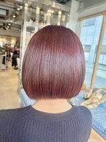 オーガニック リブ 川越(organic+live)&nbsp;秋カラー◎艶感カシスブラウンで大人ボブ小顔見せ
