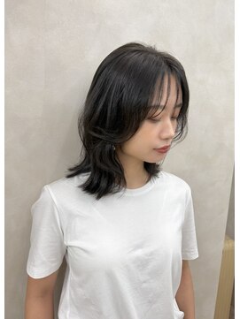 キイ ギンザ(k.e.y GINZA) かきあげ前髪レイヤー