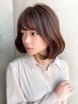 アフロート エル 錦糸町(AFLOAT L) 30代40代大人かわいい前髪ありの前下がりショートで絶壁解消!