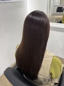 ミヨン 京都烏丸店(miyon) 【miyon】韓国レイヤーカット×暗髪カラー×髪質改善