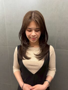 ジエクトカナウ 梅田 【顔周り似合わせカット】チョコレートブラウン