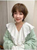 代々木/ブリーチなし/ショートボブ/酸性ストレート/新宿/韓国