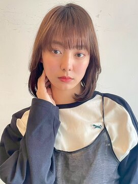 ステアケース 武蔵小杉店(stair:case) 内巻きミディアム大人可愛いミディアムレイヤー20代30代