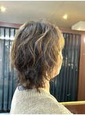 ふんわり大人マッシュウルフ