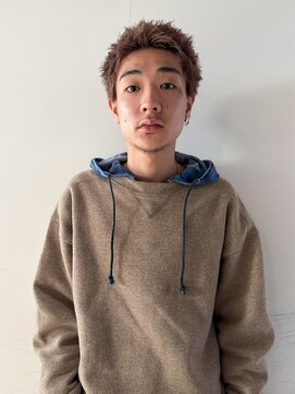 ヌース(NOOS) メンズブリーチダブルカラーショート