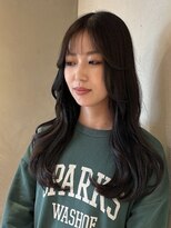 リベラル(liberal)&nbsp;ダークブラウン シースルーバング　大人レイヤー【20代/30代】