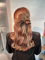 シャルムバイケンジ(Charm.by KENJE)&nbsp;【ハーフアップカチモリ】結婚式/銀座/ヘアセット/アレンジ