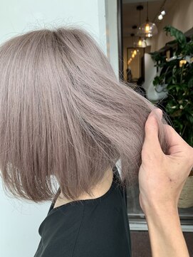 salon de MiLK 札幌大通店【サロン ド ミルク】 白っぽく抜けてくるラベージュ！