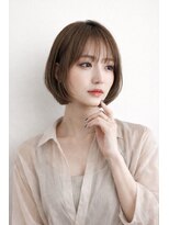 エマ(emma)&nbsp;小顔見え×手入れ簡単◎大人シースルーミニボブ