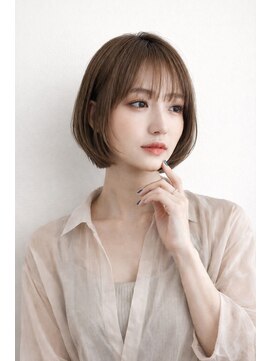 エマ(emma) 小顔見え×手入れ簡単◎大人シースルーミニボブ