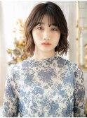 アッシュオリーブ前下がりボブウェットヘアh5志木20代30代40代