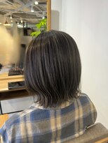 ミア 立川駅(MIA)&nbsp;ボブレイヤー×グレージュ白髪ぼかしハイライト