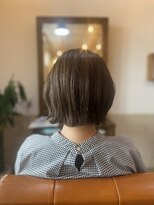 トップヘアー 総社駅南店(TOP HAIR) 【レディースヘア/ボブ/ミントカラー/艶カラー】