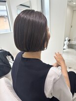 コーセイ(CO-SEI) 【大人可愛い】髪質改善ストレート×艶感切りっぱなしミニボブ♪