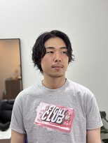 ヘアーサロン ヨリオカ メンズパーマスタイル