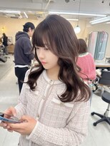エクラ(ECLAT)&nbsp;ワンカラーorブリーチなしのダブルカラーで ブラウンベージュ
