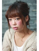 フェリシータ 緑地公園店(felicita)&nbsp;ノームコア＆エフォートレス♪無造作アップスタイル