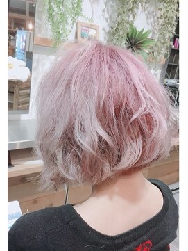 オレンジ カウンティ(ORANGE COUNTY) キャンディーカラーふわふわボブ