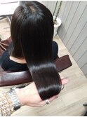 栄養チャージ☆髪質改善透明感黒髪艶々ストレート